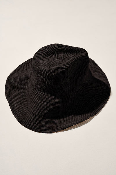 ZULU & ZEPHYR - RAFFIA WESTERN HAT - BLACK - PERTH BOUTIQUE - AUSTRALIAN BOUTIQUE - WA BOUTIQUE - INTERNATIONAL SHIPPING - USA SHIPPING - PERTH STORES - PERTH STORE - AUSTRALIA - WA - WESTER AUSTRALIA - WOMENS FASHION - FASHION - CLOTHING - WA STOCKIST - PERTH STOCKIST - AUSTRALIAN STOCKIST - STOCKIST