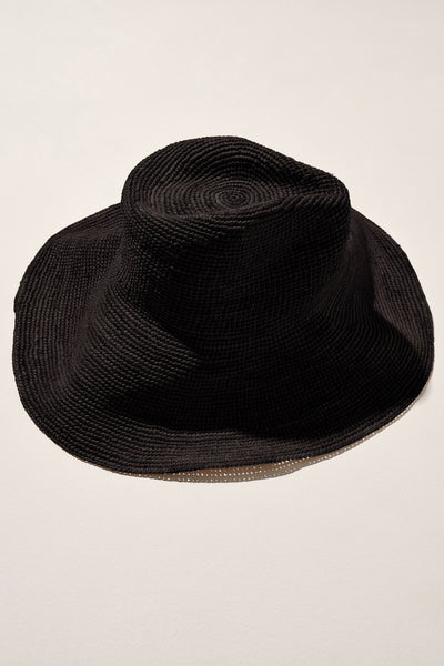 ZULU & ZEPHYR - RAFFIA WESTERN HAT - BLACK - PERTH BOUTIQUE - AUSTRALIAN BOUTIQUE - WA BOUTIQUE - INTERNATIONAL SHIPPING - USA SHIPPING - PERTH STORES - PERTH STORE - AUSTRALIA - WA - WESTER AUSTRALIA - WOMENS FASHION - FASHION - CLOTHING - WA STOCKIST - PERTH STOCKIST - AUSTRALIAN STOCKIST - STOCKIST
