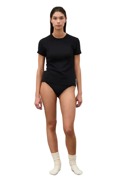 ZULU & ZEPHYR - RIB HEMP JERSEY T-SHIRT - BLACK - PERTH BOUTIQUE - AUSTRALIAN BOUTIQUE - WA BOUTIQUE - INTERNATIONAL SHIPPING - USA SHIPPING - PERTH STORES - PERTH STORE - AUSTRALIA - WA - WESTER AUSTRALIA - WOMENS FASHION - FASHION - CLOTHING - WA STOCKIST - PERTH STOCKIST - AUSTRALIAN STOCKIST - STOCKIST