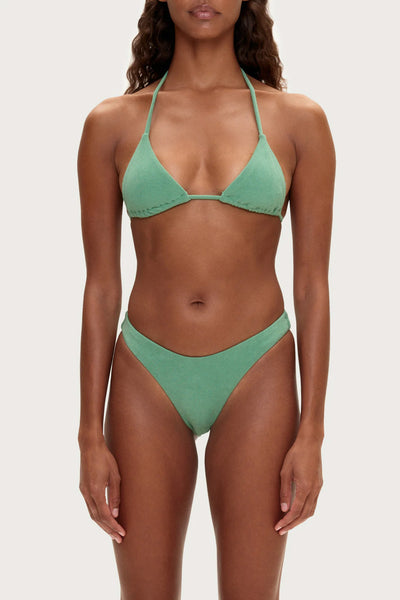 ZULU & ZEPHYR - TOWELLING CURVE BRIEF - GREEN - PERTH BOUTIQUE - AUSTRALIAN BOUTIQUE - WA BOUTIQUE - INTERNATIONAL SHIPPING - USA SHIPPING - PERTH STORES - PERTH STORE - AUSTRALIA - WA - WESTER AUSTRALIA - WOMENS FASHION - FASHION - CLOTHING - WA STOCKIST - PERTH STOCKIST - AUSTRALIAN STOCKIST - STOCKIST