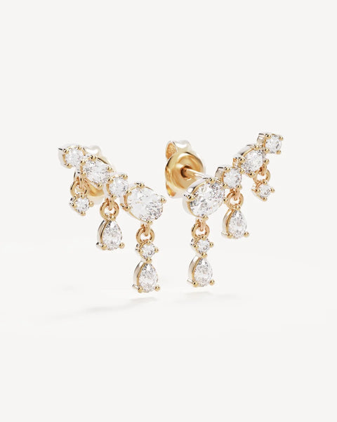SHOP BY CHARLOTTE COSMIC WHISPER EAR CRAWLER IN GOLD ONLINE