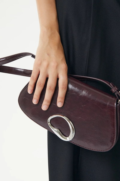 BRIE LEON - EDEN CROSSBODY BAG - BORDEAUX