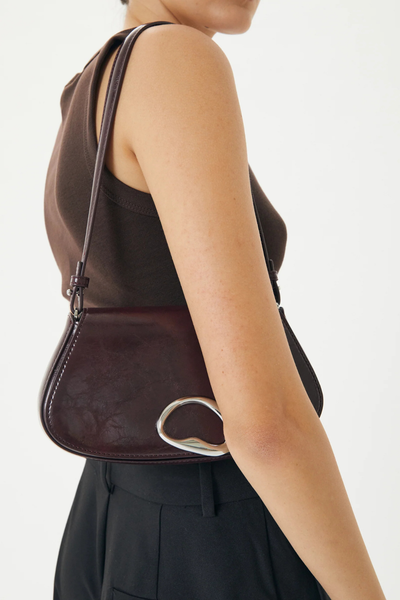 BRIE LEON - EDEN CROSSBODY BAG - BORDEAUX