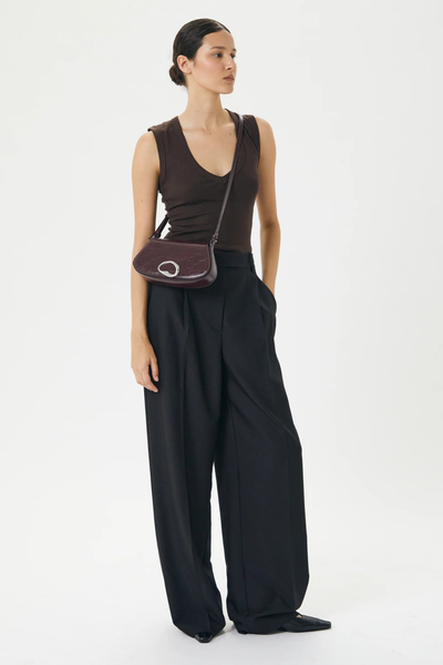 BRIE LEON - EDEN CROSSBODY BAG - BORDEAUX