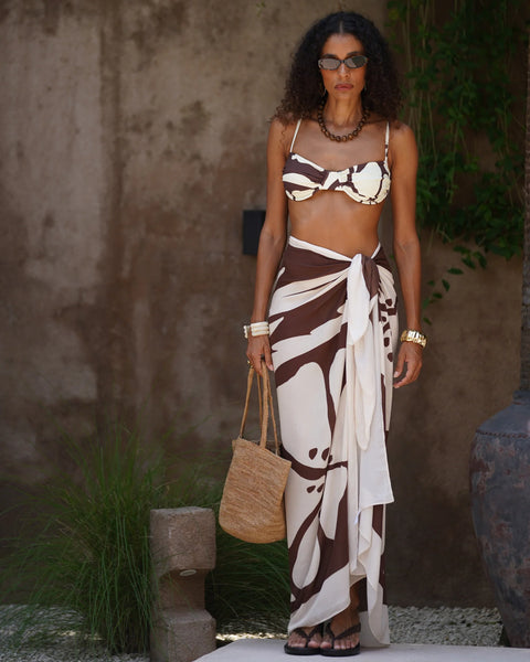 OCHRE LANE - RUCHED SOFT CUP BRALETTE - IBISCO