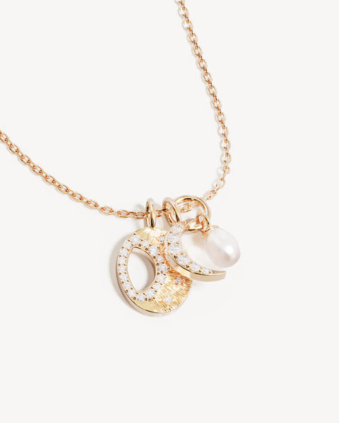 By Charlotte 18k Gold Plated Celestial Skies Necklace