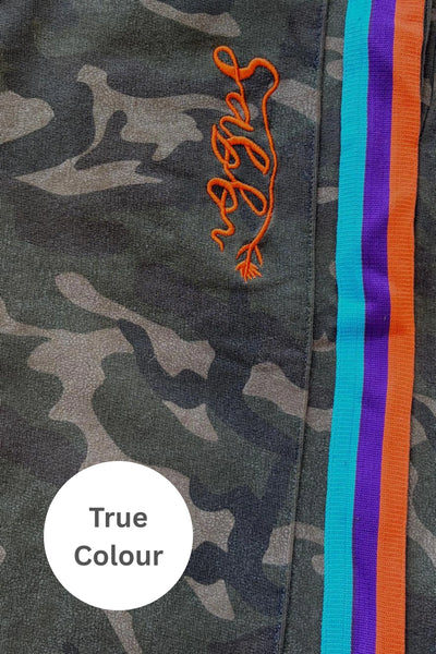 A close-up of the 100% cotton fabric, illustrating the soft, lived-in feel achieved through the heavy enzyme wash process.