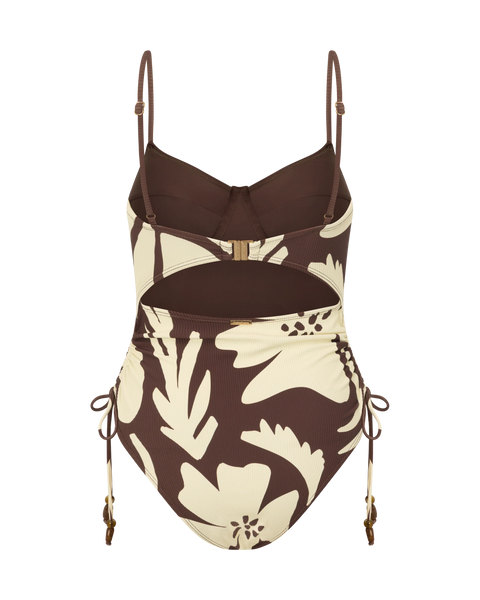 OCHRE LANE - THIN STRAP UNDERWIRE ONE PIECE - IBISCO