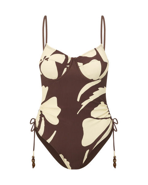 SHOP OCHRE LANE THIN STRAP UNDERWIRE ONE PIECE IN IBISCO ONLINE