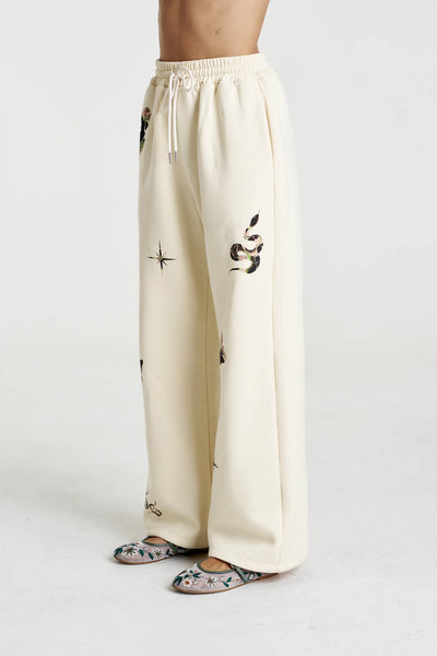 SUMMI SUMMI - MOTIF TRACKPANT - VANILLA