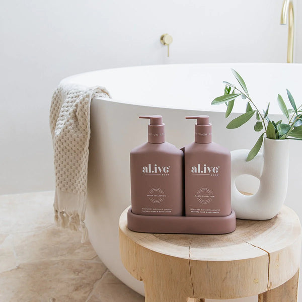 ALIVE - WASH & LOTION DUO + TRAY