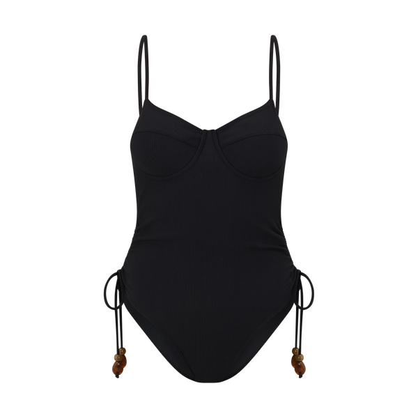 SHOP OCHRE LANE THIN STRAP UNDERWIRE ONE PIECE IN CHOC ONLINE