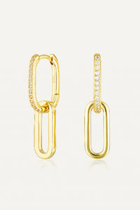 AVANT STUDIO - CELINE EARRINGS GOLD PAVÉ 