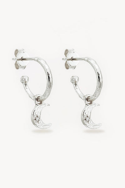 BY CHARLOTTE - WANING CRESCENT HOOPS