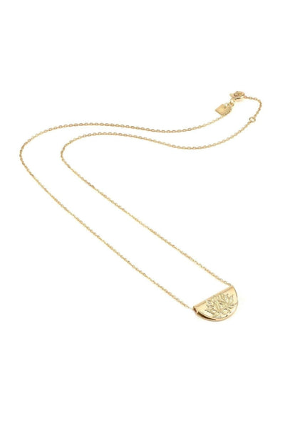 BY CHARLOTTE GOLD SHORT LOTUS NECKLACE