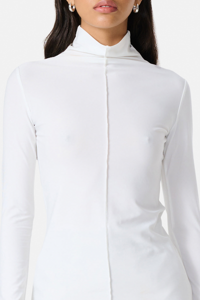 ENA PELLY - FREYA LONG SLEEVE TOP - WHITE