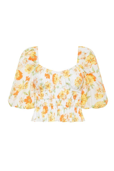 FAITHFULL THE BRAND - ENRICA TOP - PALERMO FLORAL PRINT