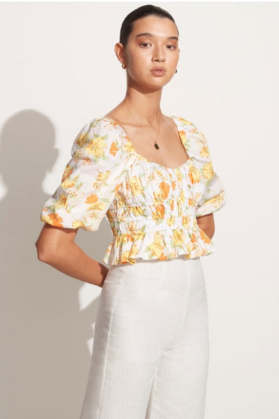FAITHFULL THE BRAND - ENRICA TOP - PALERMO FLORAL PRINT