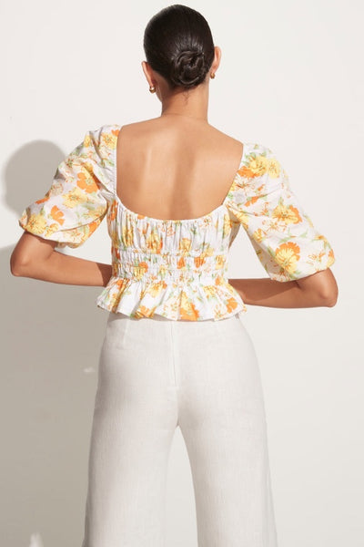 FAITHFULL THE BRAND - ENRICA TOP - PALERMO FLORAL PRINT