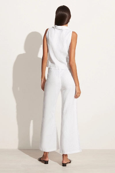 FAITHFULL THE BRAND- OTTAVIO PANTS - WHITE