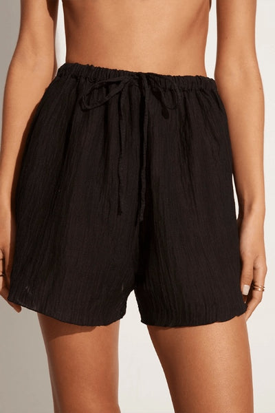 FAITHFULL THE BRAND - SANTA ANA SHORTS - BLACK
