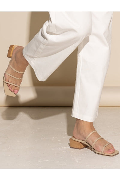 JAMES SMITH - MEDENA SANDAL - NUDE