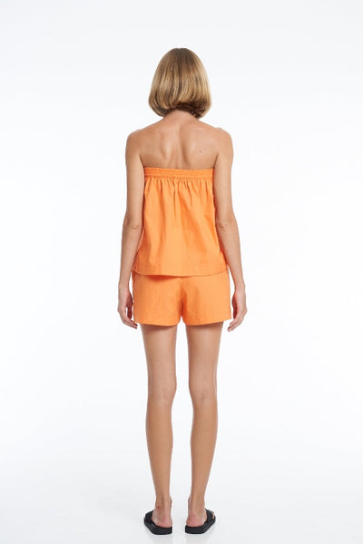 JAMES SMITH - VACANZA STRAPLESS TOP - APEROL