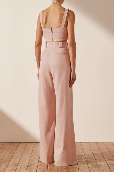 SHONA JOY - SARA PANELLED BRALETTE - POWDER PINK
