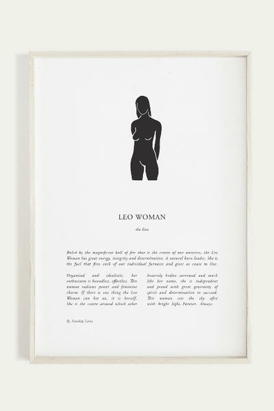 SUNDAY LANE ZODIAC PRINT LEO