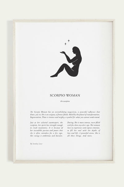 SUNDAY LANE ZODIAC PRINT SCORPIO